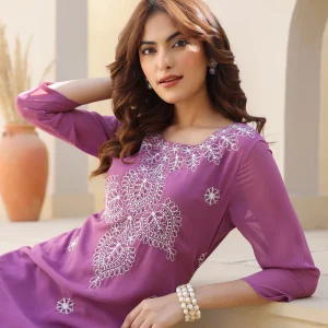 pink kurti