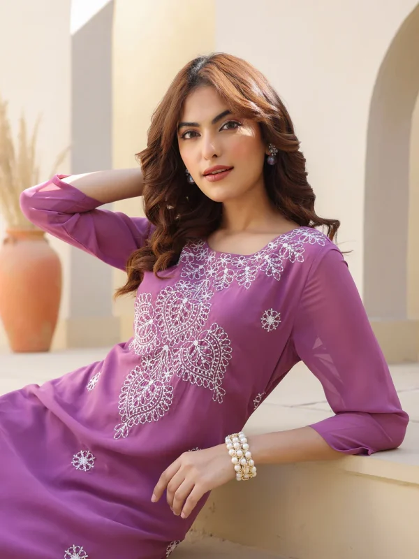 pink kurti