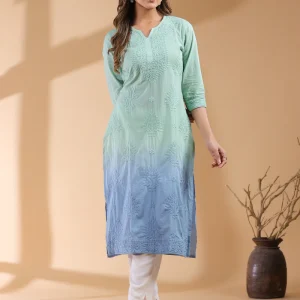 sky blue kurtis